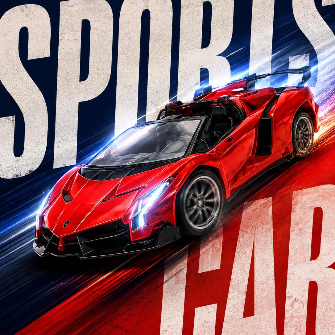 Red Sports Remote Control Car