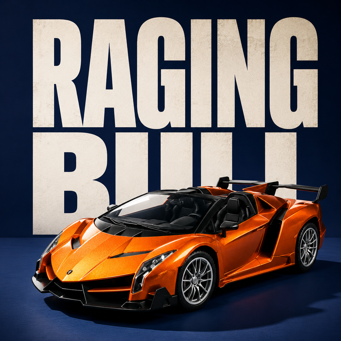 Racing Bull Orange Remote Control Car