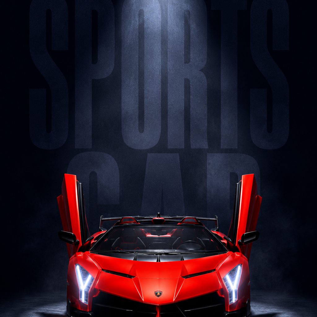 Red Sports Remote Control Car