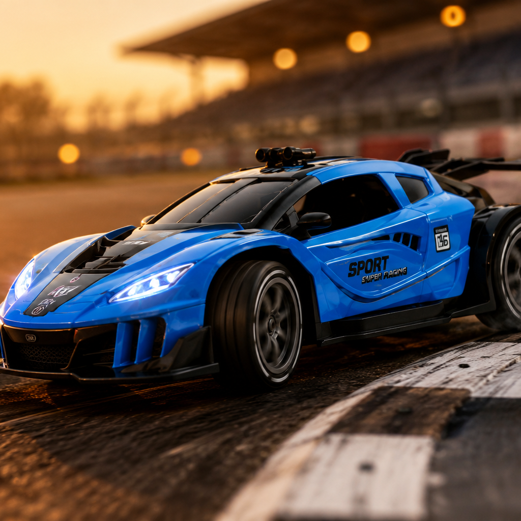 Blue Remote Control Sports Car