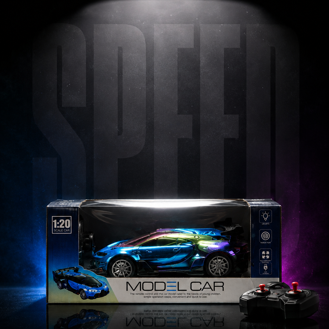 Remote Control Model Navy Blue Car