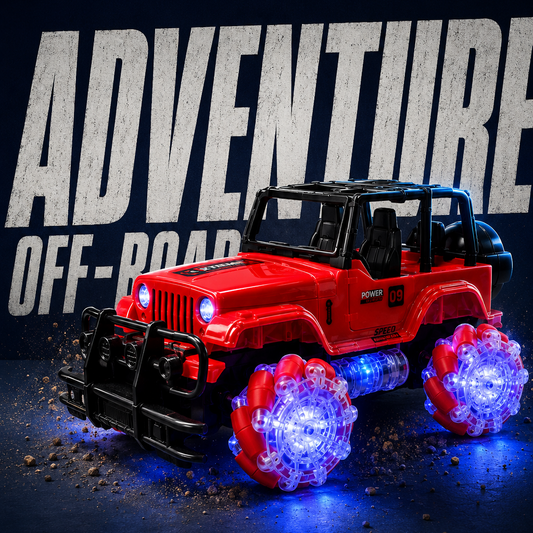 Adventure Off-Road Light Up Tyres Truck