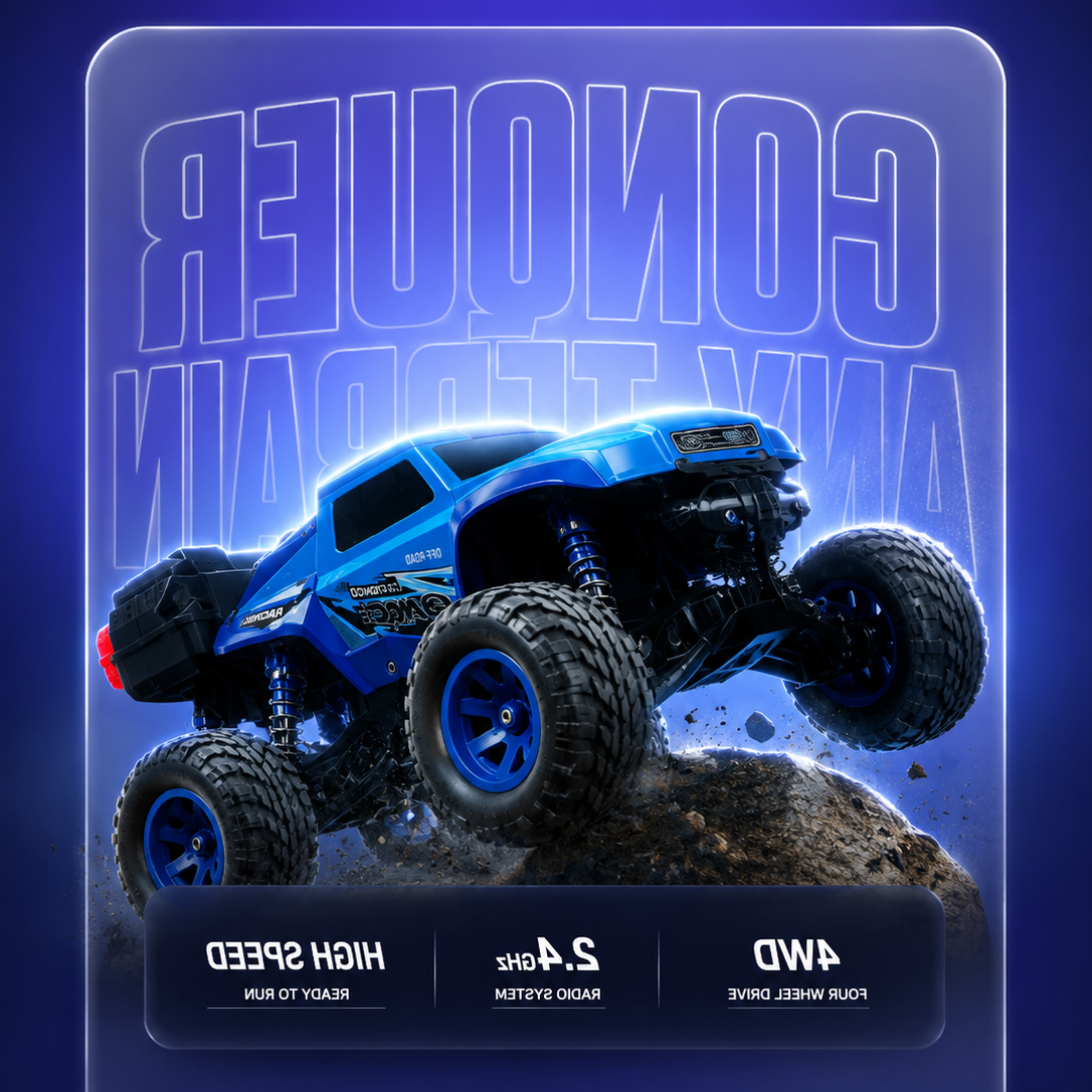 Blue Remote Control Truck