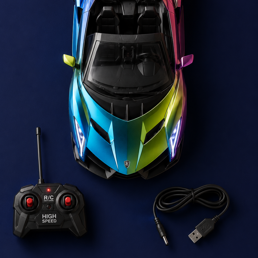 Remote Control Model Navy Blue Car