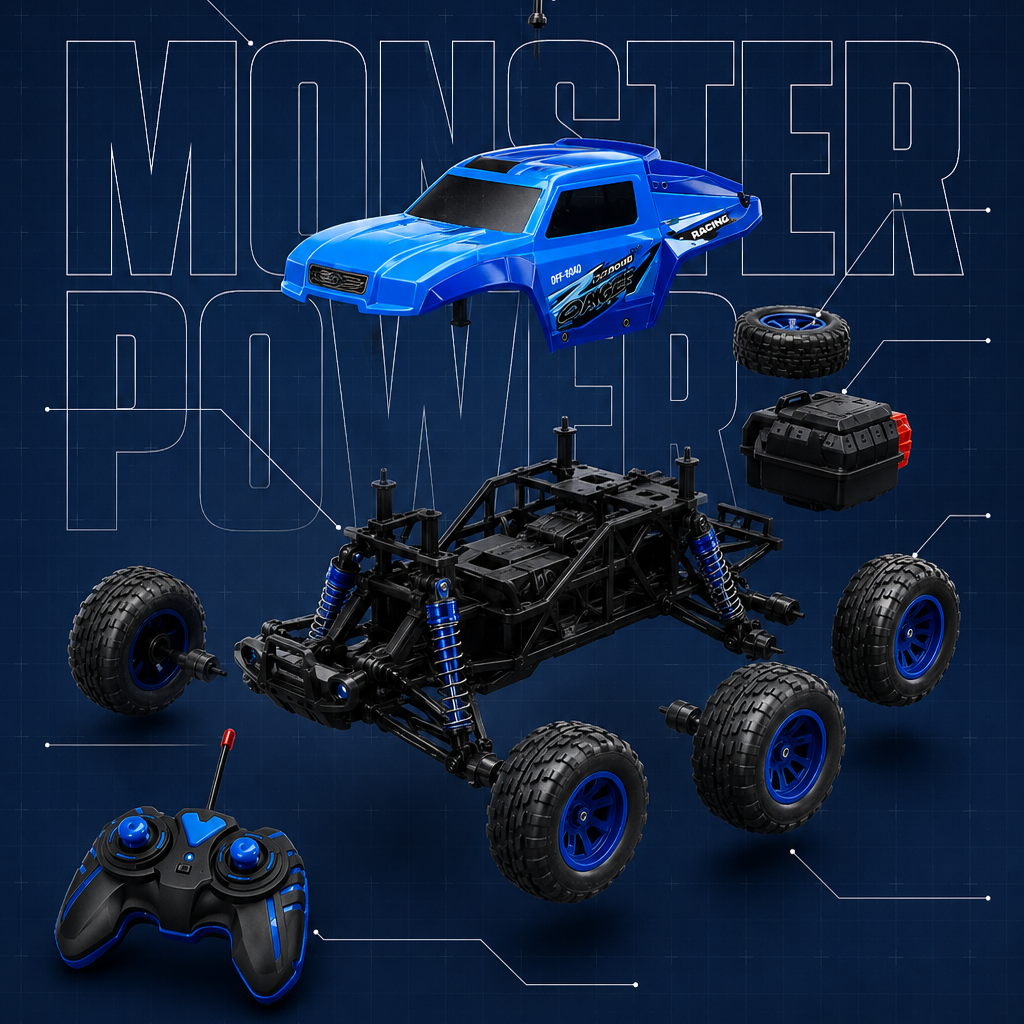 Blue Remote Control Truck