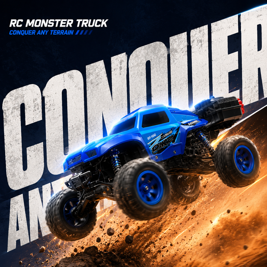 Blue Remote Control Truck