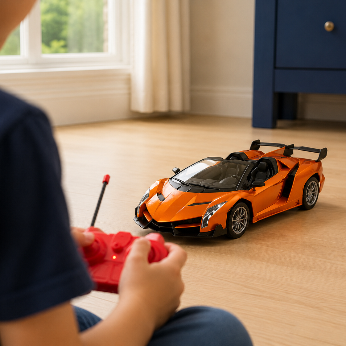 Racing Bull Orange Remote Control Car