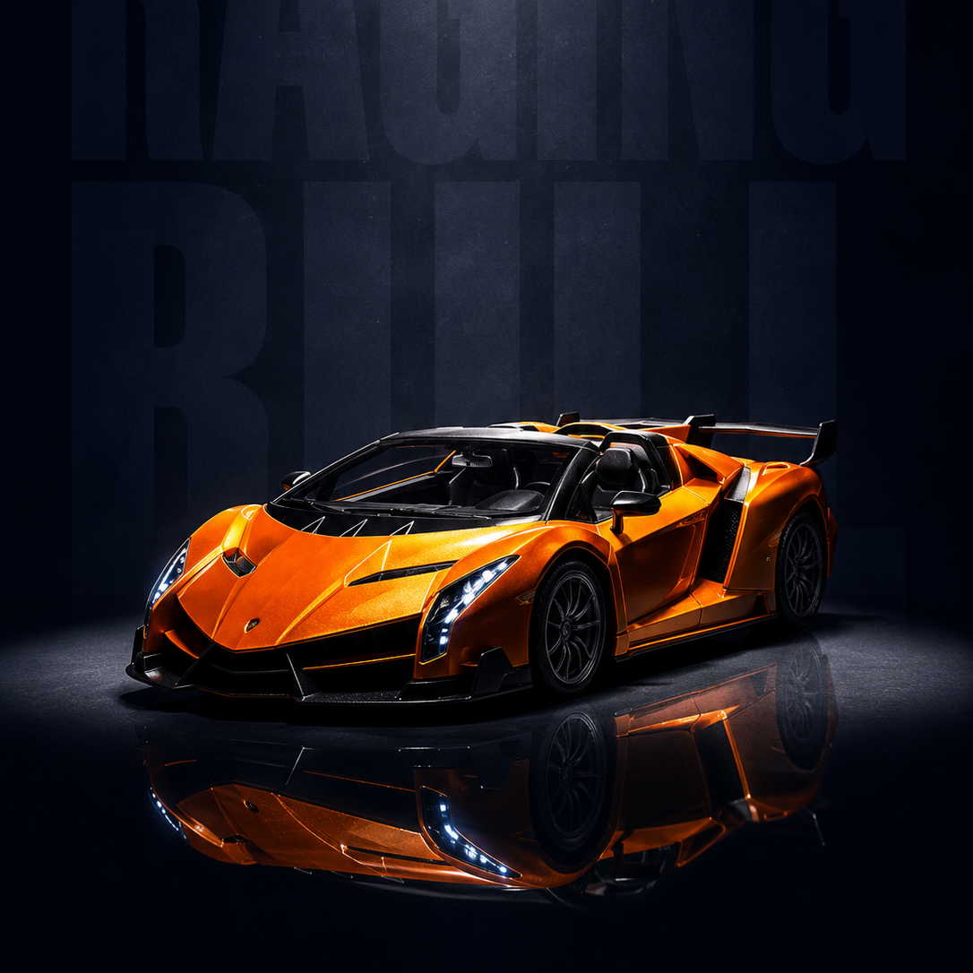 Racing Bull Orange Remote Control Car