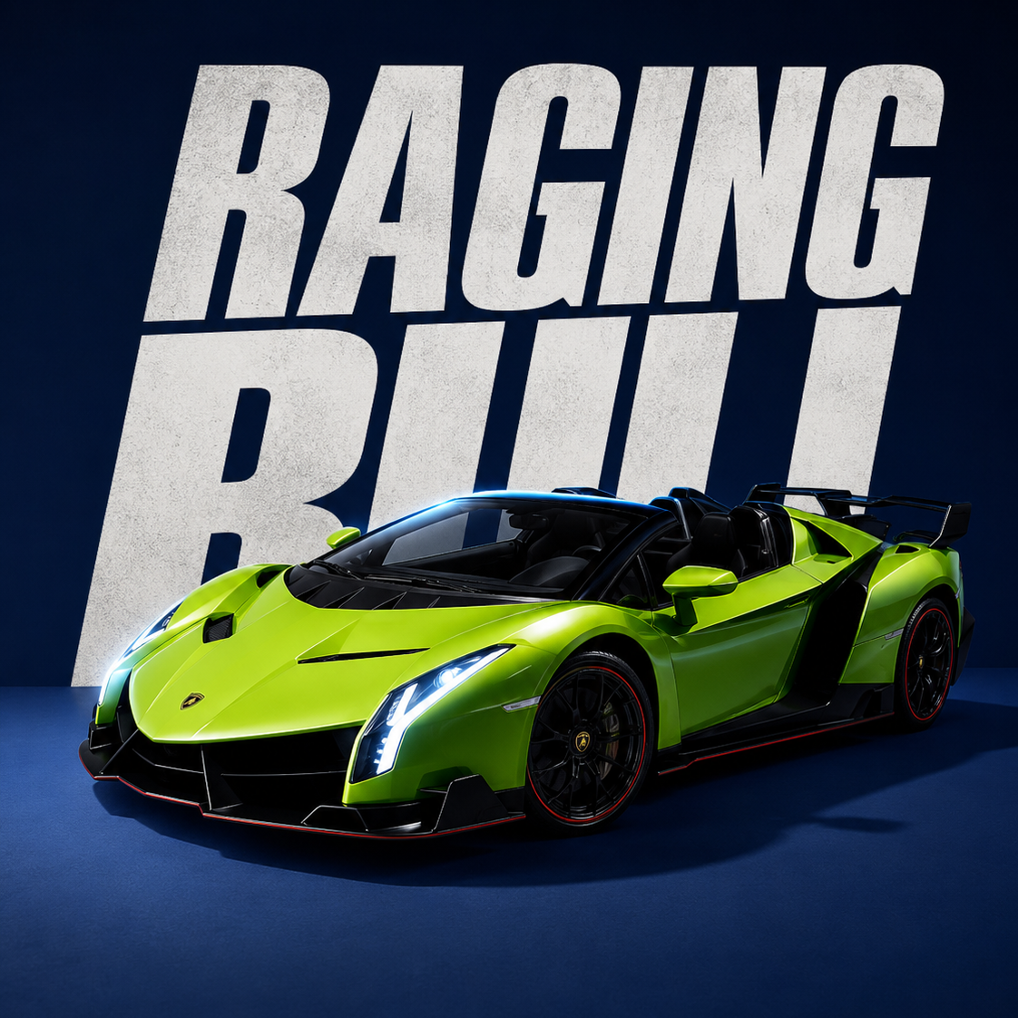 Green Racing Bull Remote Control Car