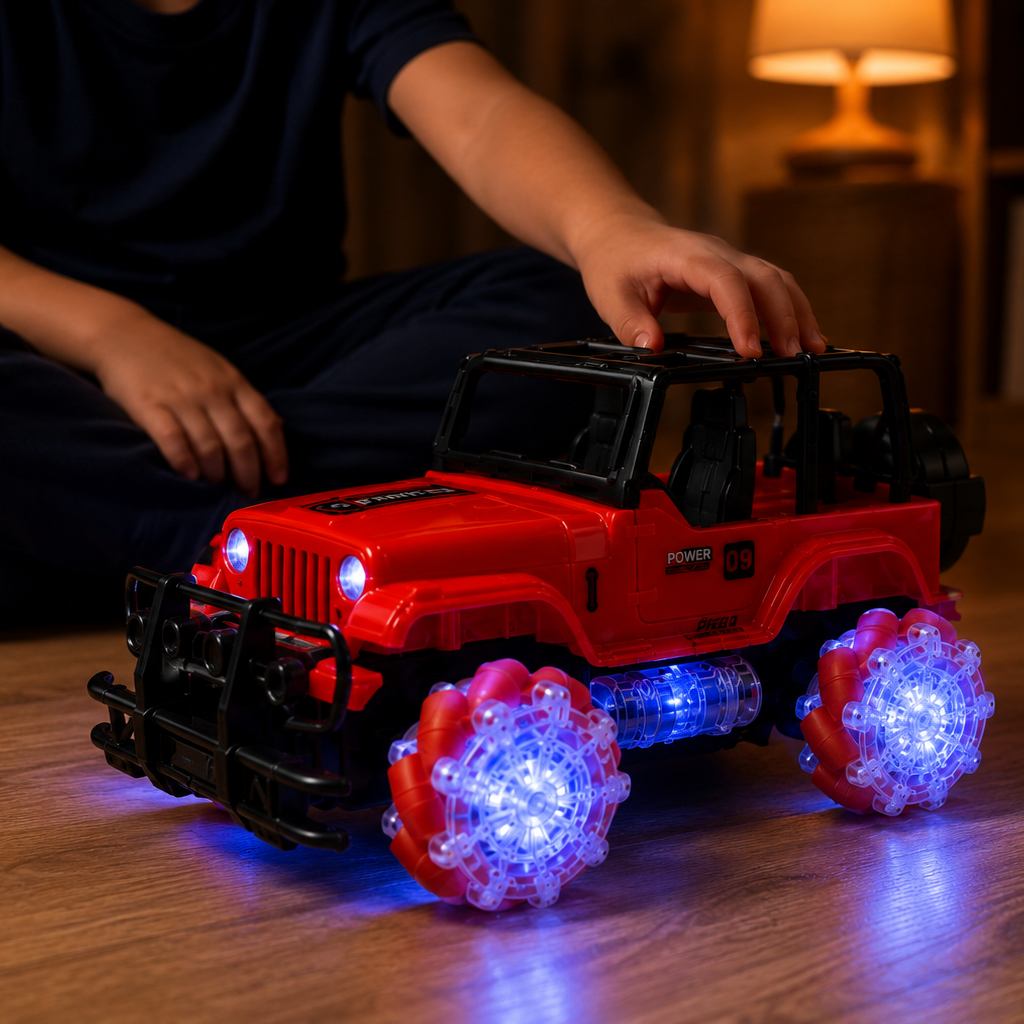 Adventure Off-Road Light Up Tyres Truck
