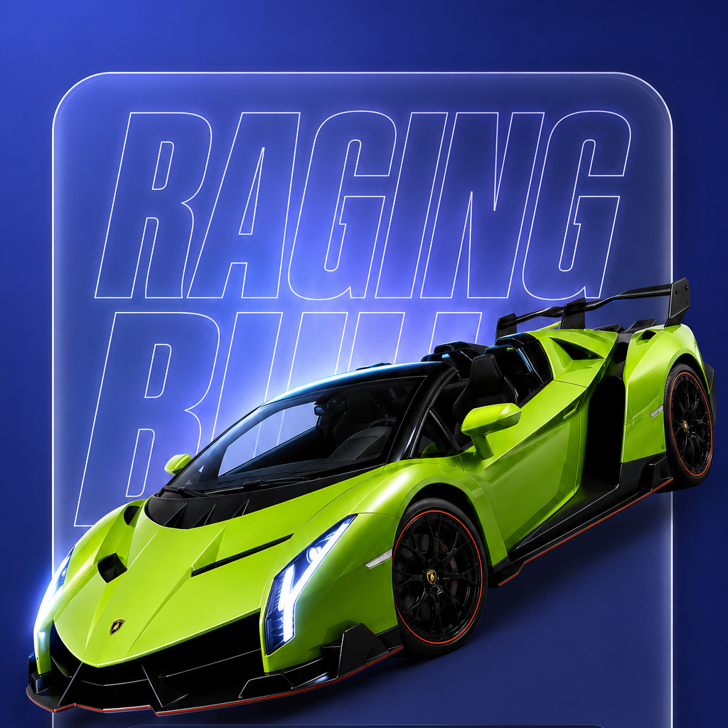 Green Racing Bull Remote Control Car