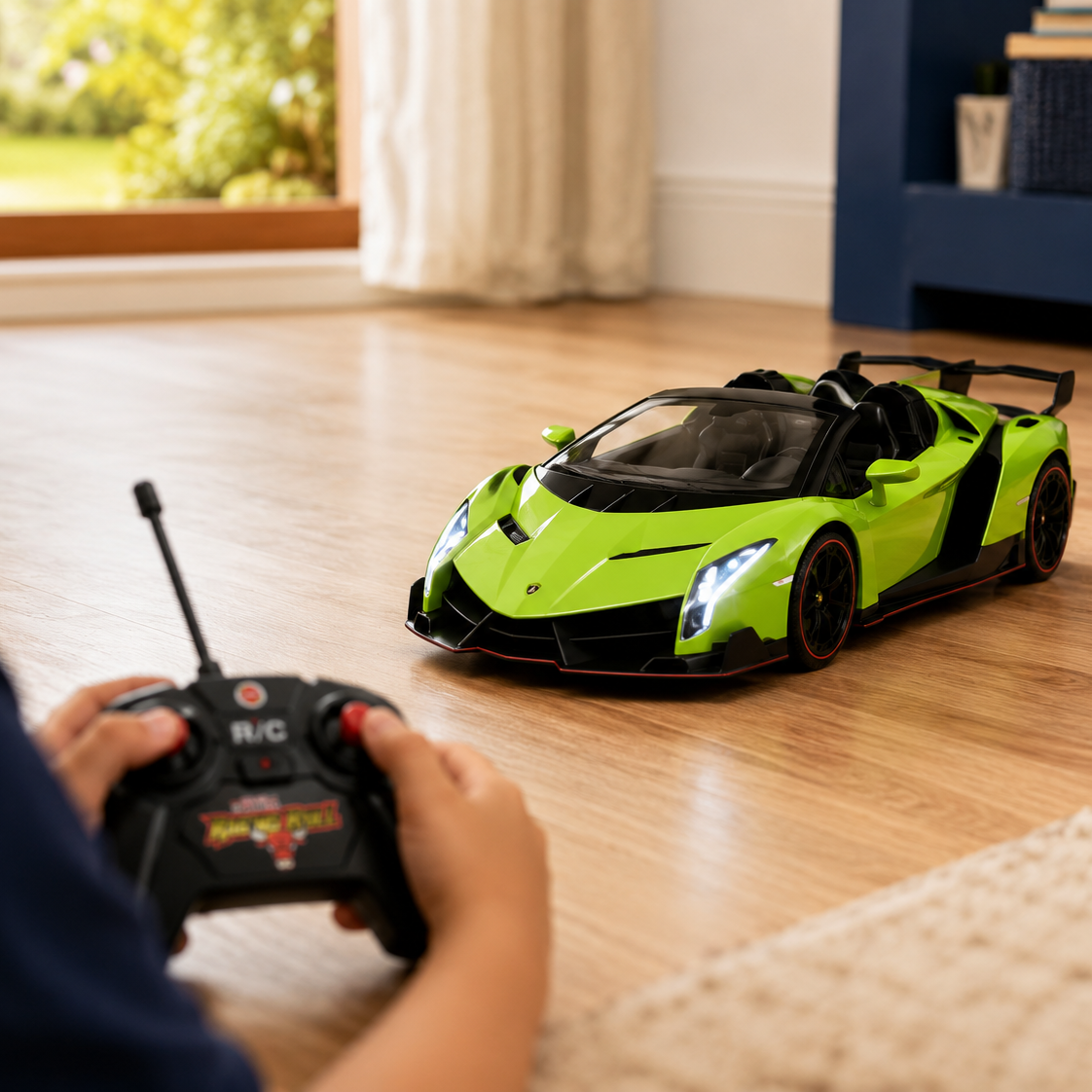 Green Racing Bull Remote Control Car
