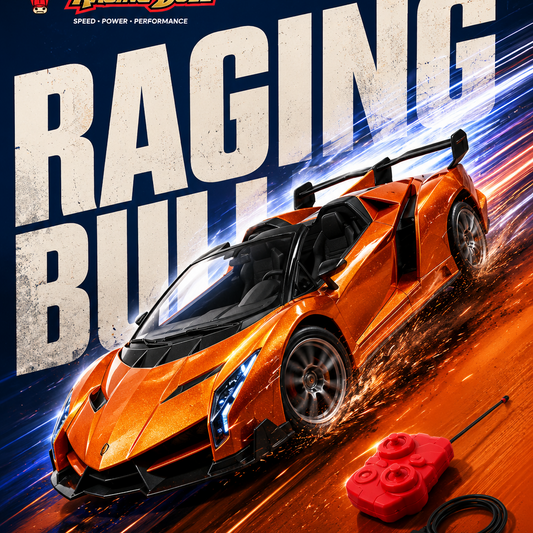 Racing Bull Orange Remote Control Car