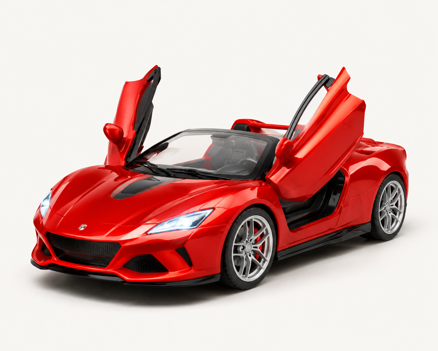 Premium High Speed Rechargeable RC Sports Car with LED Lights & Remote Control Toy for Kids | Buy Online in India
