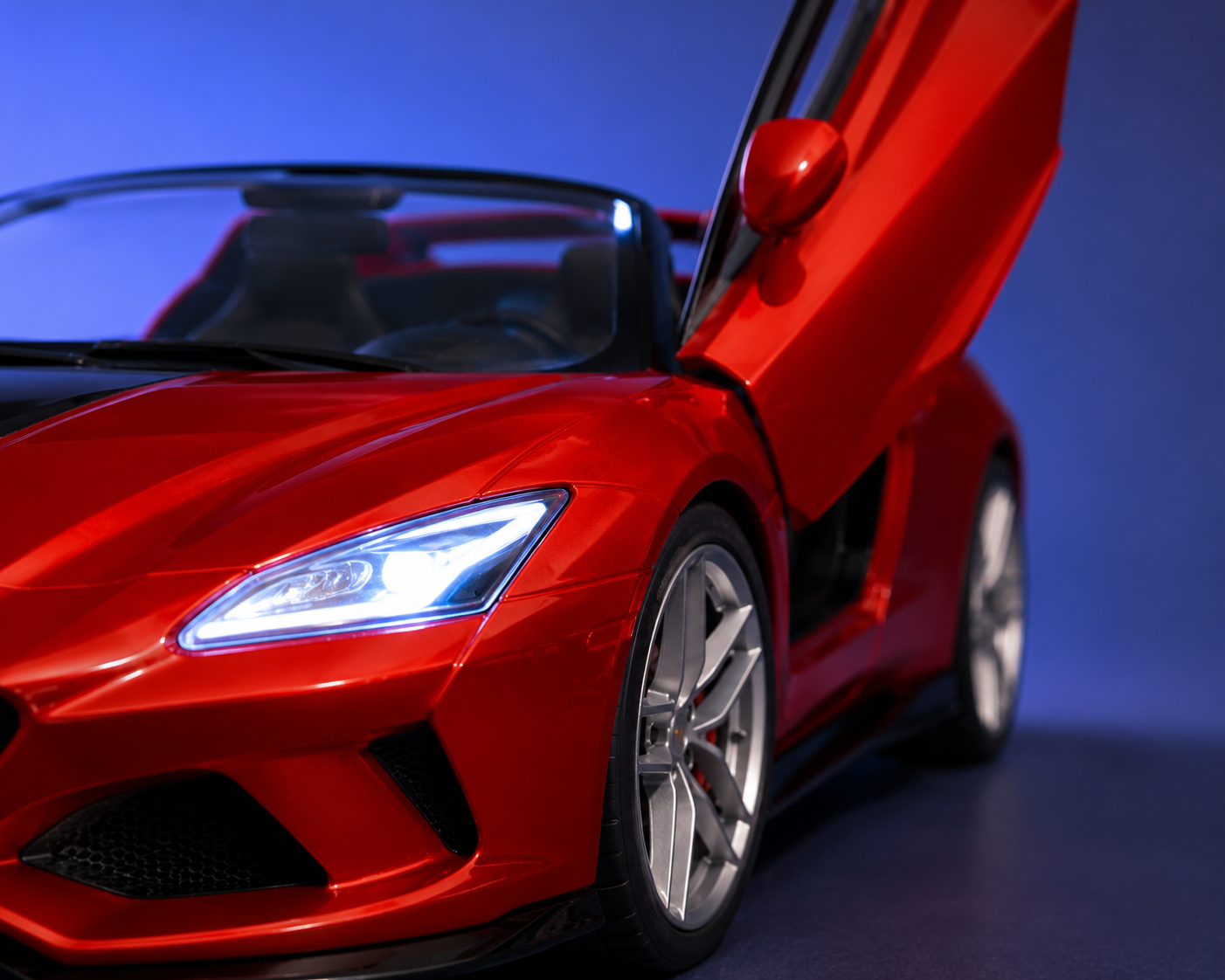 Premium High Speed Rechargeable RC Sports Car with LED Lights & Remote Control Toy for Kids | Buy Online in India