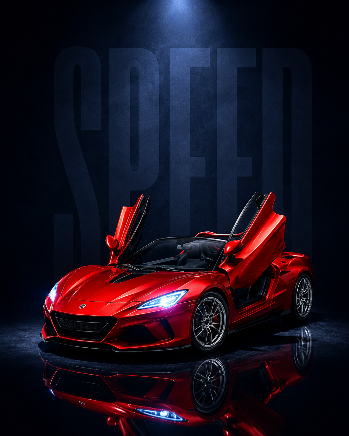 Premium High Speed Rechargeable RC Sports Car with LED Lights & Remote Control Toy for Kids | Buy Online in India