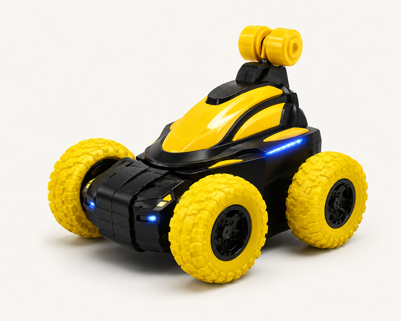 Premium 360° Flip RC Stunt Car with LED Lights & 2.4GHz Remote Control | Rechargeable All-Terrain Toy for Kids | Buy Online in India