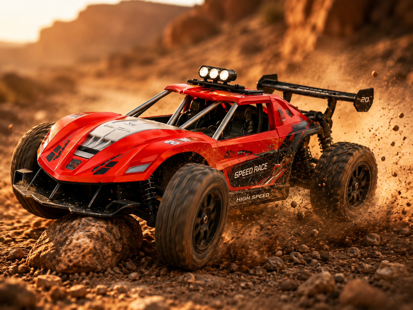 Premium High Speed Off-Road RC Buggy Car with Remote Control | All-Terrain Racing Car Toy for Kids | Buy Online in India