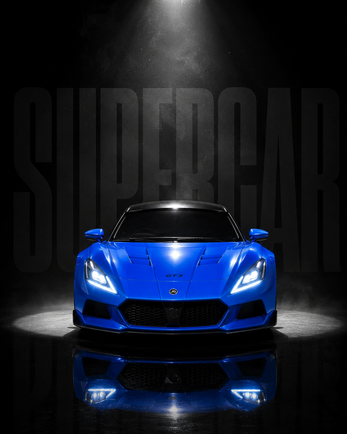 Premium 1:16 Scale RC Super Sports Car with 2.4GHz Steering Wheel Remote Control | Rechargeable High Speed Racing Car for Kids | Blue | Buy Online in India