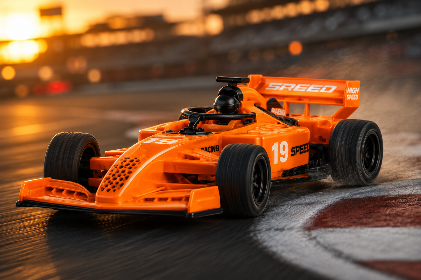 Premium 2.4GHz RC Formula Racing Car with Remote Control | High Speed Formula Race Car Toy for Kids | Orange | Buy Online in India