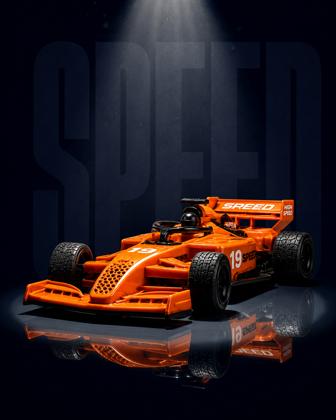 Premium 2.4GHz RC Formula Racing Car with Remote Control | High Speed Formula Race Car Toy for Kids | Orange | Buy Online in India