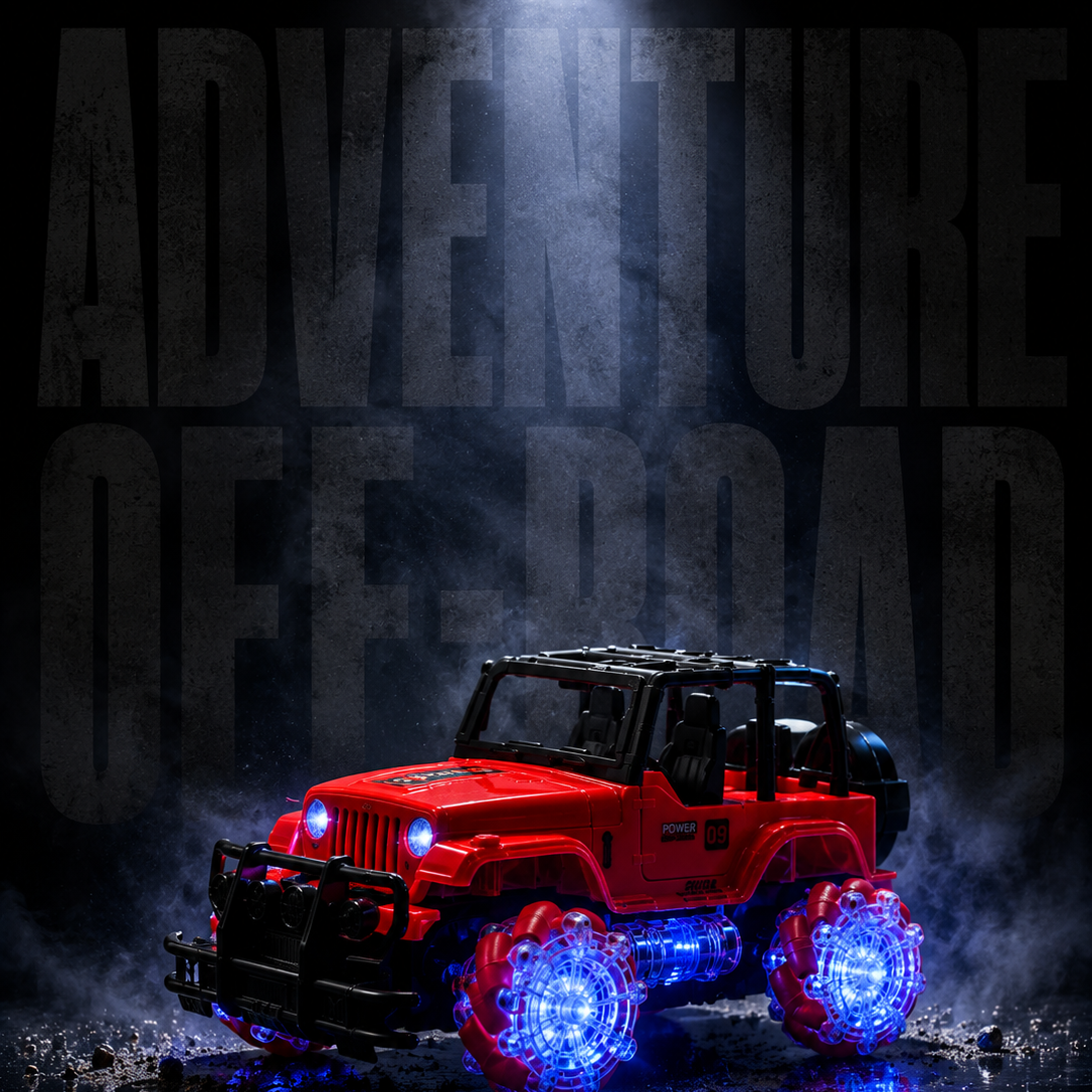 Adventure Off-Road Light Up Tyres Truck