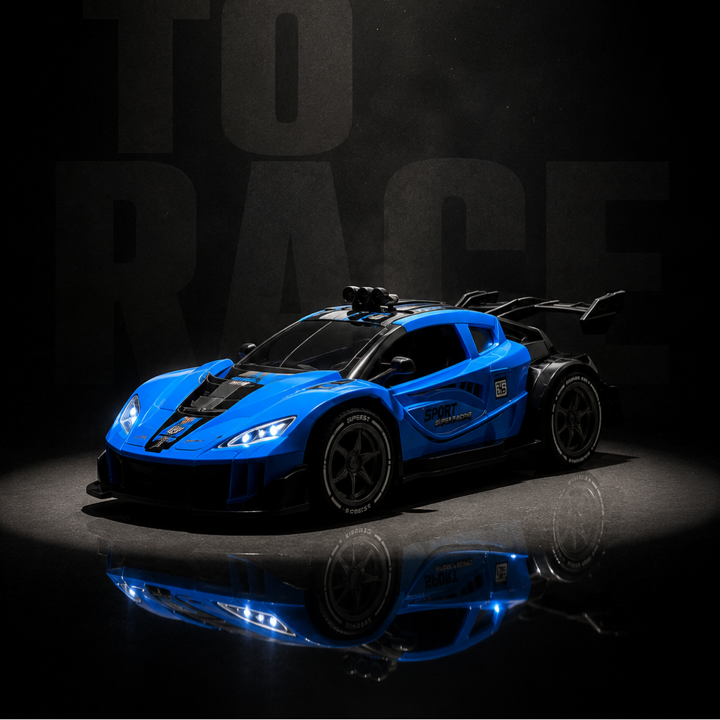 Blue Remote Control Sports Car