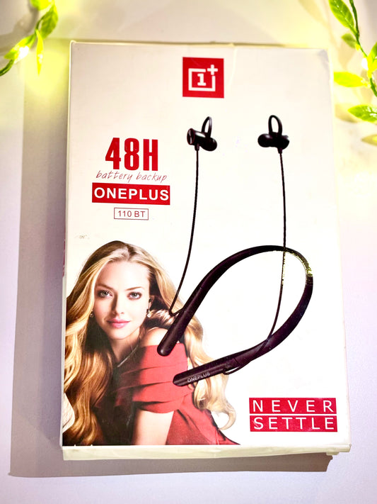 OnePlus 110 BT Wireless Neckband – 48H Battery Backup