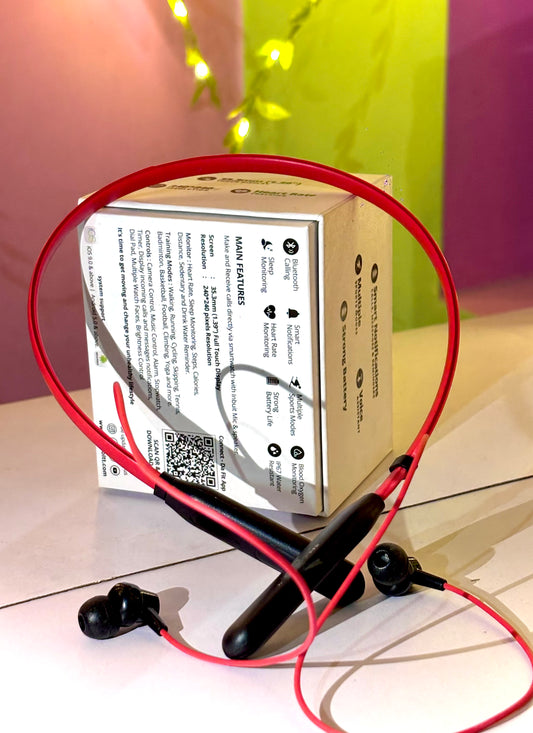 boAt K7 Wireless Bluetooth Neckband – Super Bass | HD Voice | Intelligent Noise Reduction | Voice Assistant Support