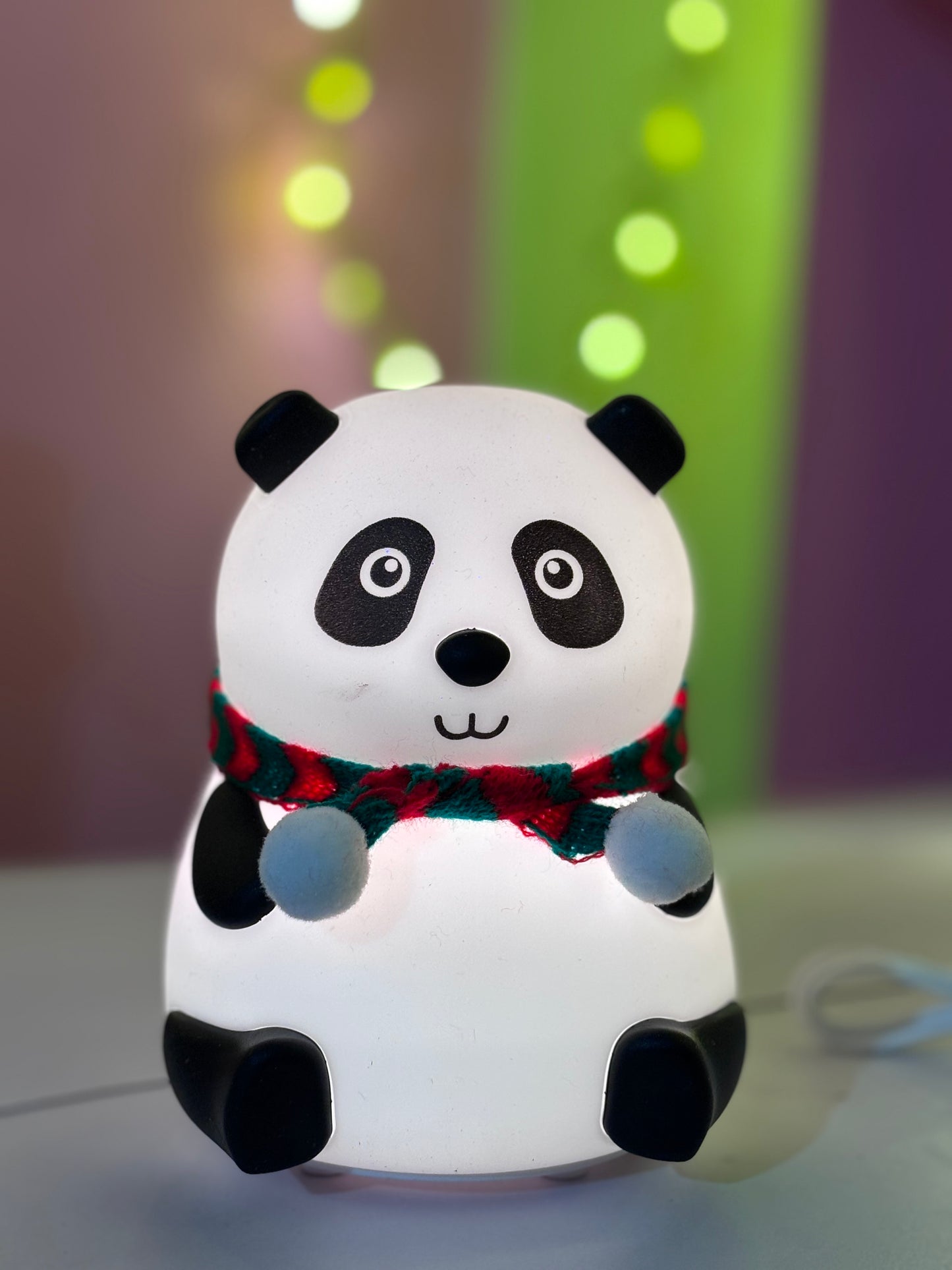 Panda Silicone Night Light – Soft Touch LED Lamp for Kids Room