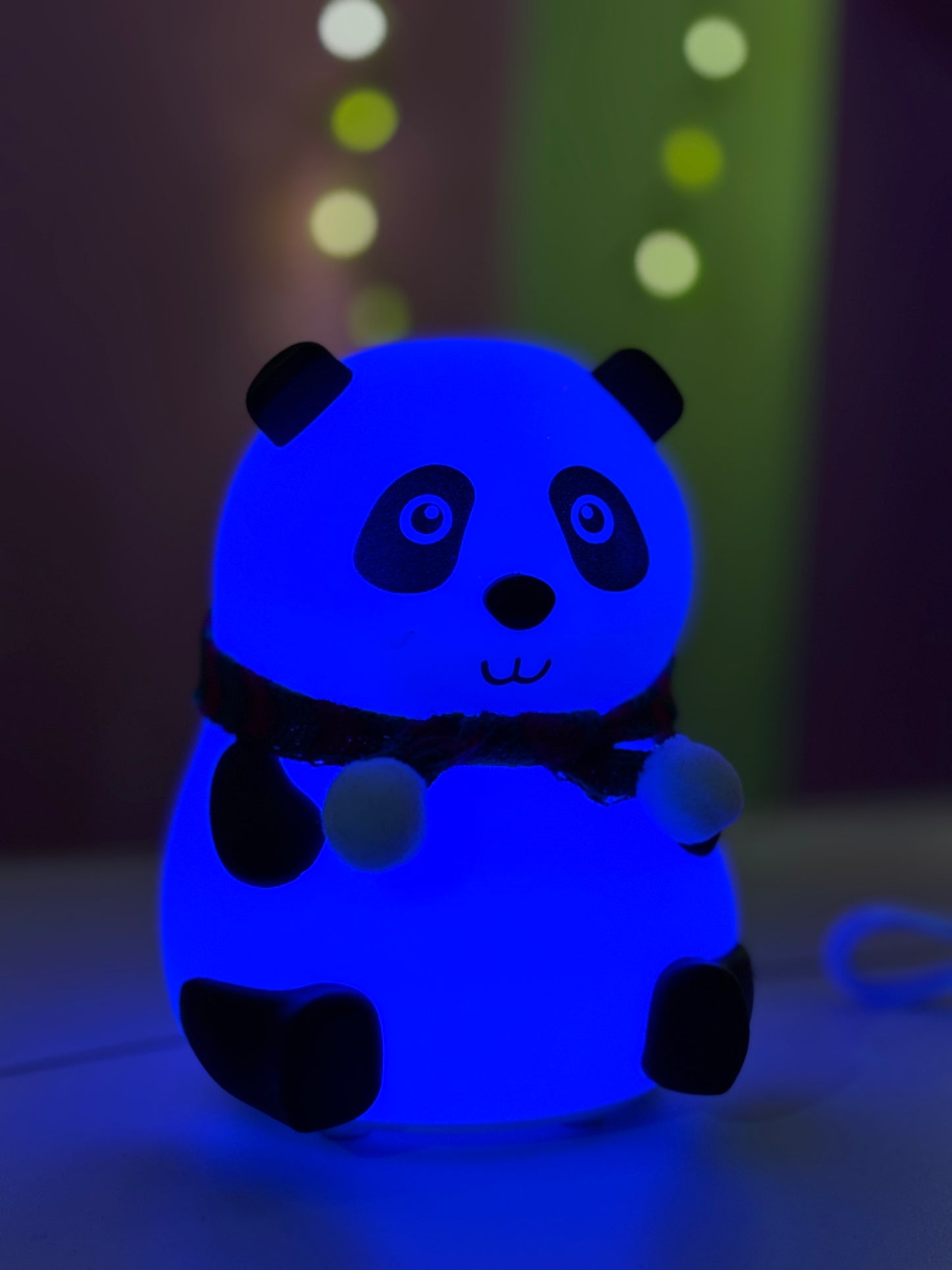 Panda Silicone Night Light – Soft Touch LED Lamp for Kids Room