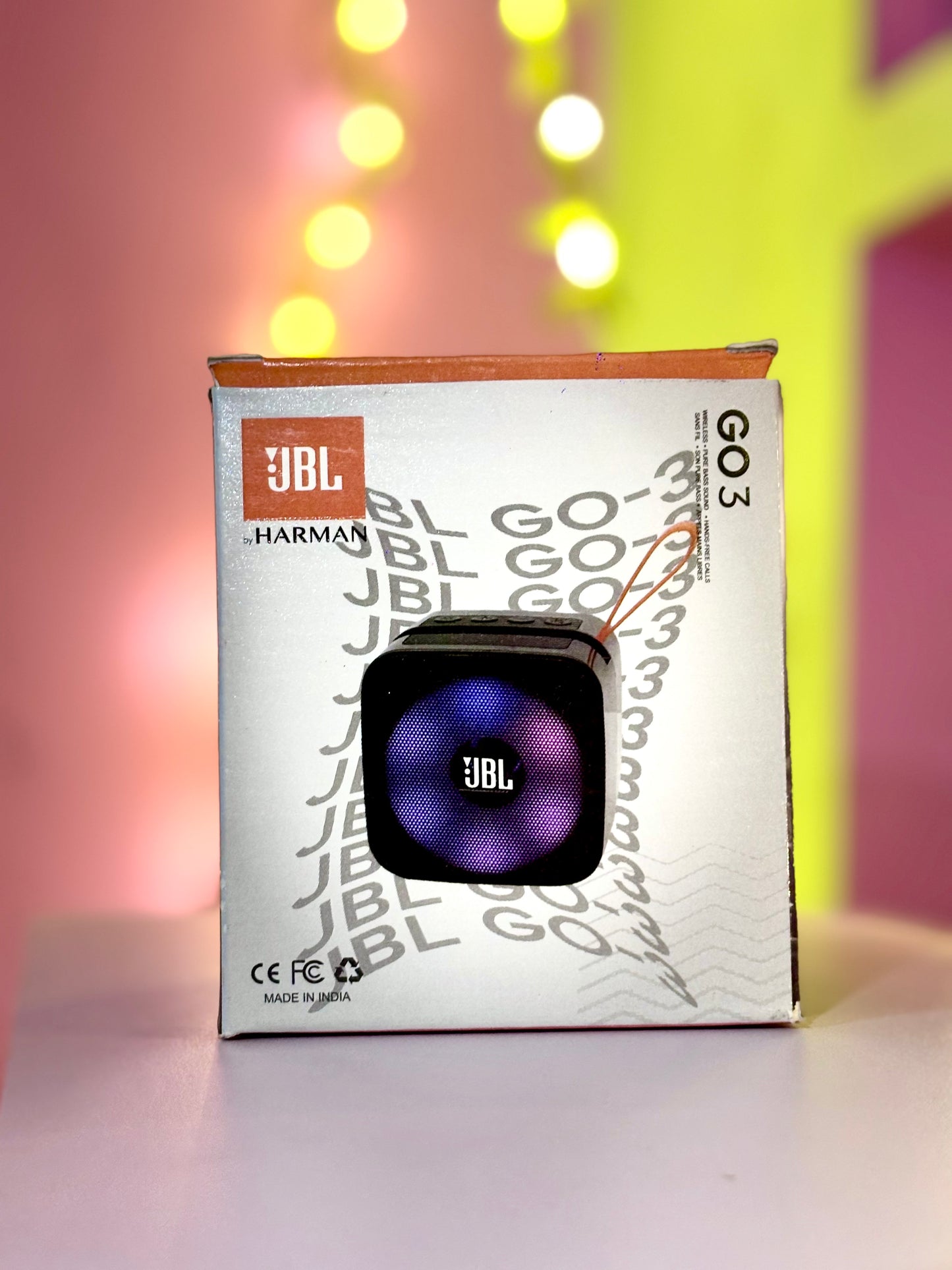 JBL GO 3 Portable Wireless Bluetooth Speaker